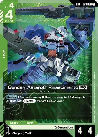 Gundam Astaroth Rinascimento (EX) - EB01-029 - UC