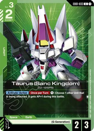 Taurus (Sanc Kingdom) - EB01-033 - C