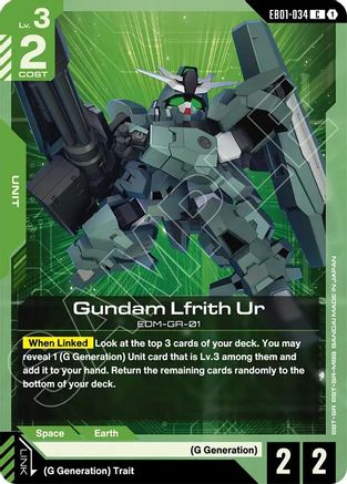 Gundam Lfrith Ur - EB01-034 - C
