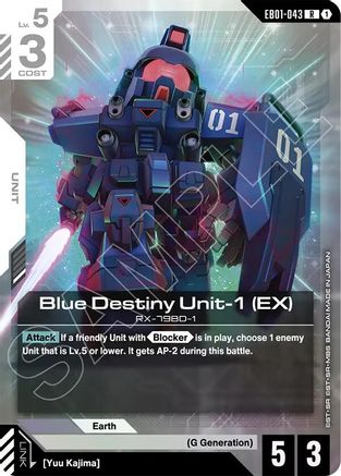 Blue Destiny Unit-1 (EX) - EB01-043 - R