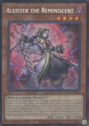Aleister the Reminiscent - CORI-EN015 -  Chaos Origins 1st Edition