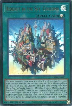 Hideout in the Sky, Coulomb - CORI-EN050 -  Chaos Origins 1st Edition