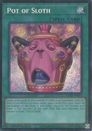 Pot of Sloth - CORI-EN061 -  Chaos Origins 1st Edition