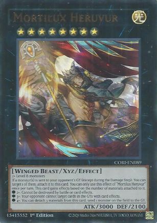 Mortilux Heruvur - CORI-EN089 -  Chaos Origins 1st Edition