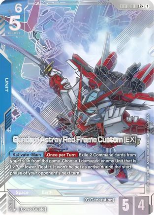 Gundam Astray Red Frame Custom (EX) (LR+) - EB01-001 - LR+