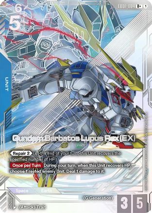 Gundam Barbatos Lupus Rex (EX) (R+) - EB01-004 - R+