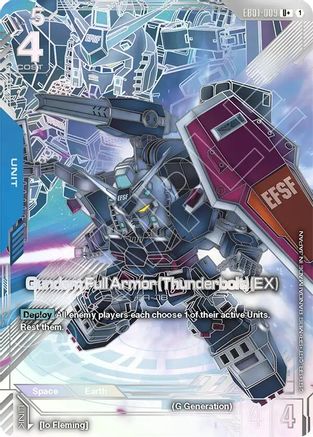 Gundam Full Armor (Thunderbolt) (EX) (U+) - EB01-009 - U+