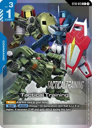 Tactical Training (C+) - ST10-013 - C+