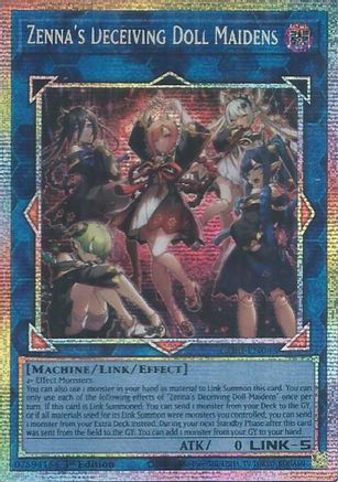 Zenna's Deceiving Doll Maidens (Starlight Rare) - CORI-EN043 -  Chaos Origins 1st Edition