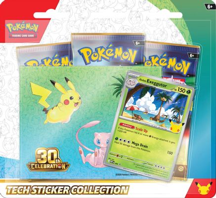 Pokemon - 30th Celebration Tech Sticker Collection - Alolan Exeggutor (Pre-Order)