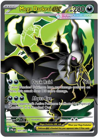 Mega Darkrai ex - 101/084 - Ultra Rare - Holofoil