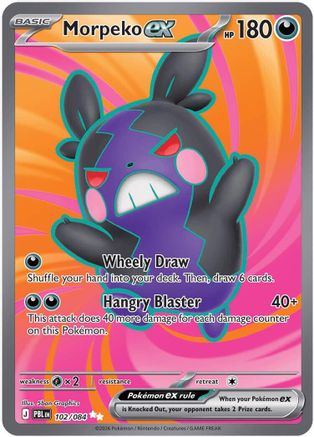 Morpeko ex - 102/084 - Ultra Rare - Holofoil