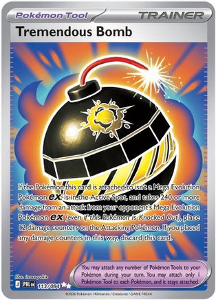 Tremendous Bomb - 113/084 - Ultra Rare - Holofoil