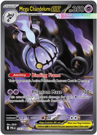Mega Chandelure ex - 115/084 - Special Illustration Rare - Holofoil