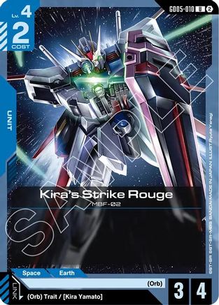Kira's Strike Rouge - GD05-010 - UC