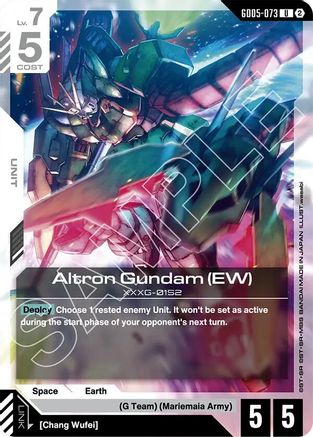 Altron Gundam (EW) - GD05-073 - UC