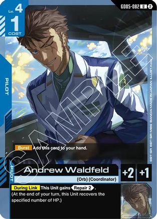 Andrew Waldfeld - GD05-082 - UC