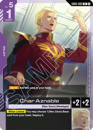 Char Aznable - GD05-093 - R