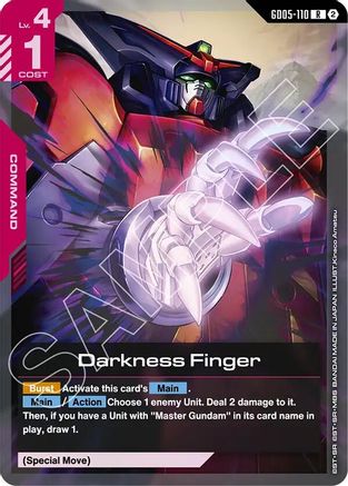 Darkness Finger - GD05-110 - R