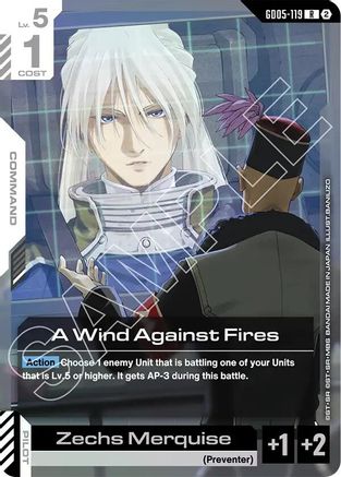 A Wind Against Fires - GD05-119 - R