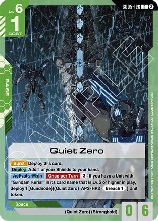 Quiet Zero - GD05-126 - C