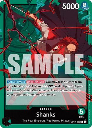 Shanks (020) - OP17-020 - Leader