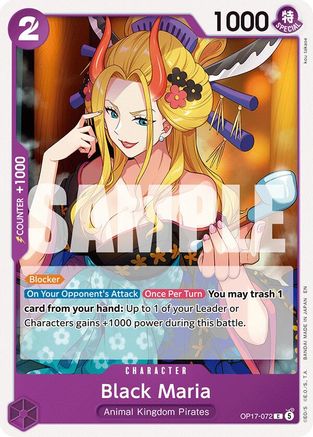 Black Maria - OP17-072 - Common
