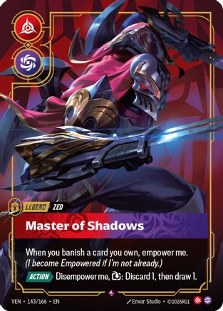 Zed - Master of Shadows Pre-Made Deck Brick