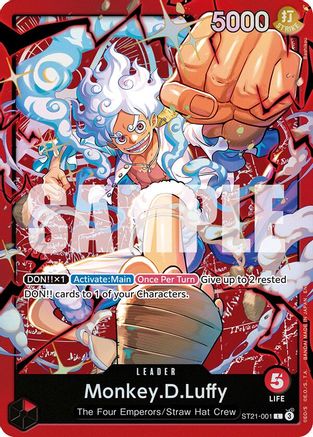 Monkey.D.Luffy (ST21-001) - ST21-001 - Leader