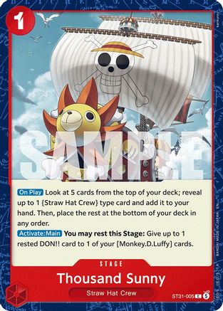 Thousand Sunny - ST31-005 - Common
