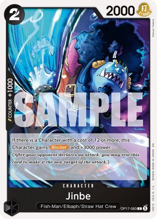Jinbe - OP17-083 - Common (Pre-Order)