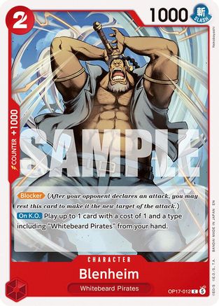Blenheim - OP17-012 - Common (Pre-Order)