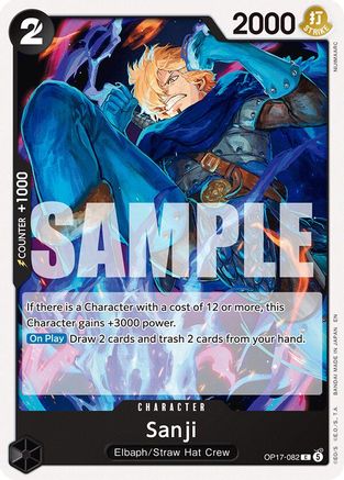 Sanji - OP17-082 - Common (Pre-Order)
