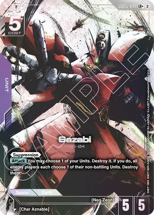 Sazabi (LR+) - GD05-049 - LR+