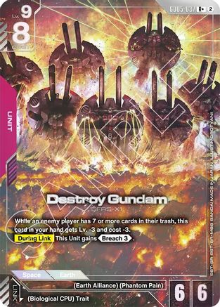 Destroy Gundam (R+) - GD05-037 - R+