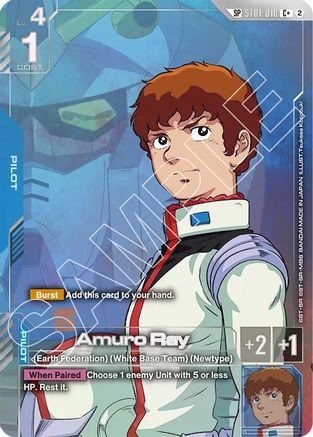 Amuro Ray (C+) (SP) - ST01-010 - C+