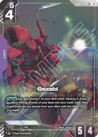 Sazabi (R+) - GD05-052 - R+