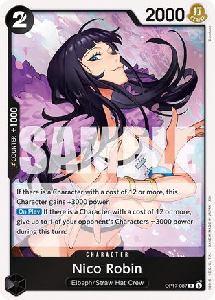Nico Robin - OP17-087 - Rare (Pre-Order)