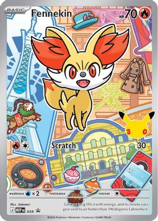 Fennekin - 059 - Promo - Holofoil