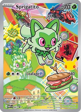 Sprigatito - 061 - Promo - Holofoil