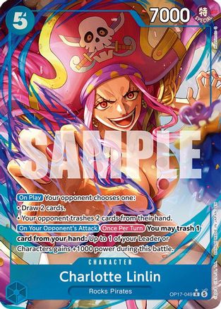 Charlotte Linlin (Alternate Art) - OP17-049 - Rare (Pre-Order)