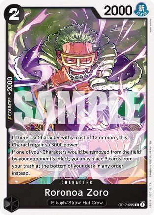 Roronoa Zoro (095) - OP17-095 - Common