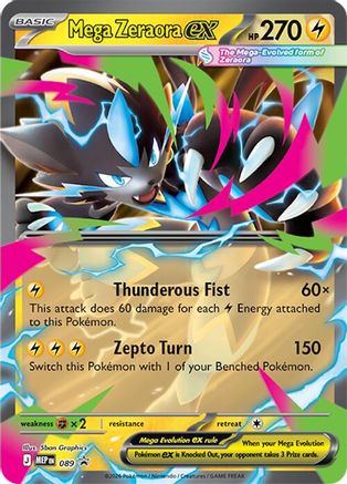 Mega Zeraora ex - 089 - Promo - Holofoil