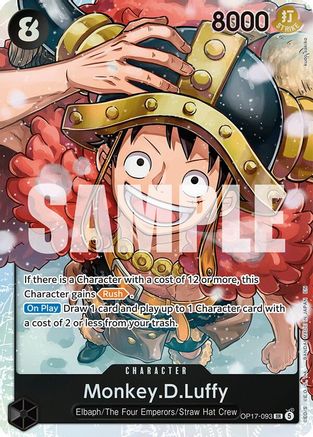 Monkey.D.Luffy (093) - OP17-093 - Super Rare (Pre-Order)