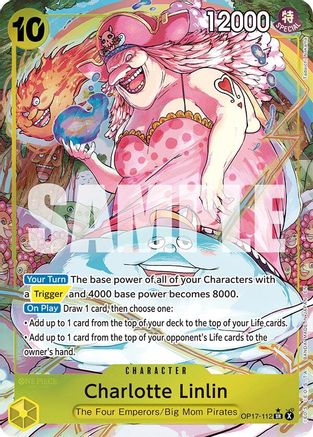 Charlotte Linlin (112) (Alternate Art) - OP17-112 - Super Rare (Pre-Order)