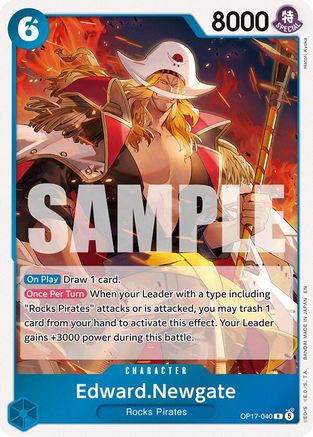 Edward.Newgate (040) - OP17-040 - Rare