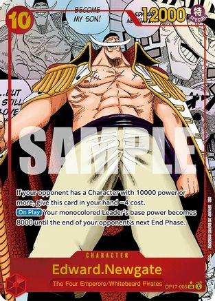 Edward.Newgate (005) (Manga) - OP17-005 - Super Rare