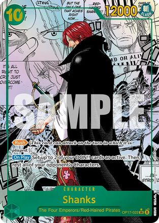 Shanks (022) (Manga) - OP17-022 - Super Rare