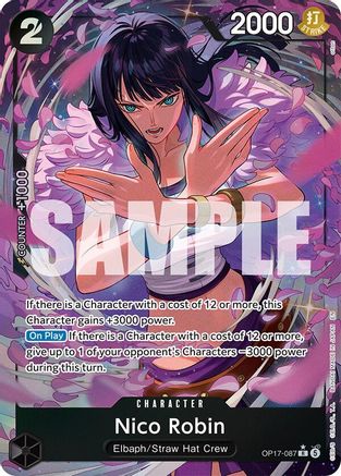 Nico Robin (Alternate Art) - OP17-087 - Rare