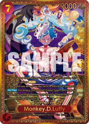 Monkey.D.Luffy (ST31-004) (SP) - ST31-004 - Super Rare